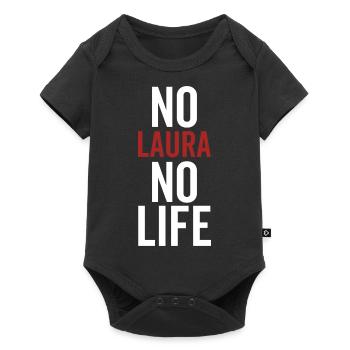 Pas de Laura Pas de vie - Body à manches courtes Premium Bébé - noir - Devant