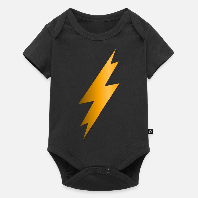 Lightning Bolt - Baby Premium short-sleeve bodysuit - black