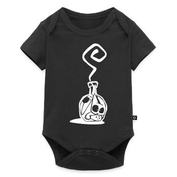 Cat in bottle Black cat - Baby Premium short-sleeve bodysuit - black - Front