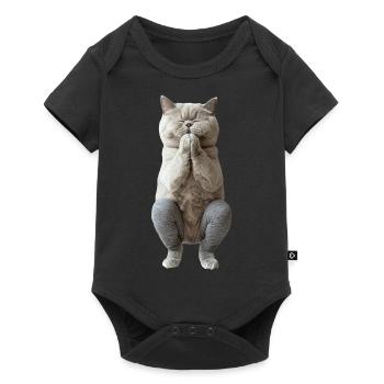 Britisch Kurzhaar - Baby Premium Kurzarmbody - Schwarz - Vorne