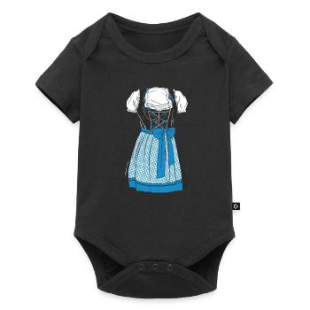 Volksfest Dirndl Ersatz - Body à manches courtes Premium Bébé - noir - Devant