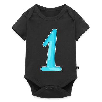 1 - Baby Premium short-sleeve bodysuit - black - Front