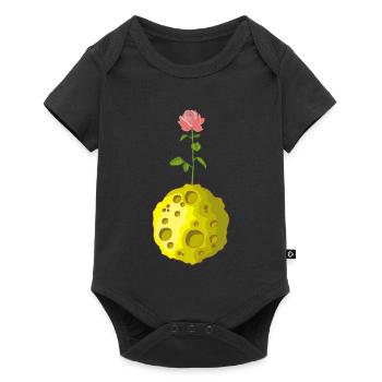 Flowery Planet - Baby Premium short-sleeve bodysuit - black - Front