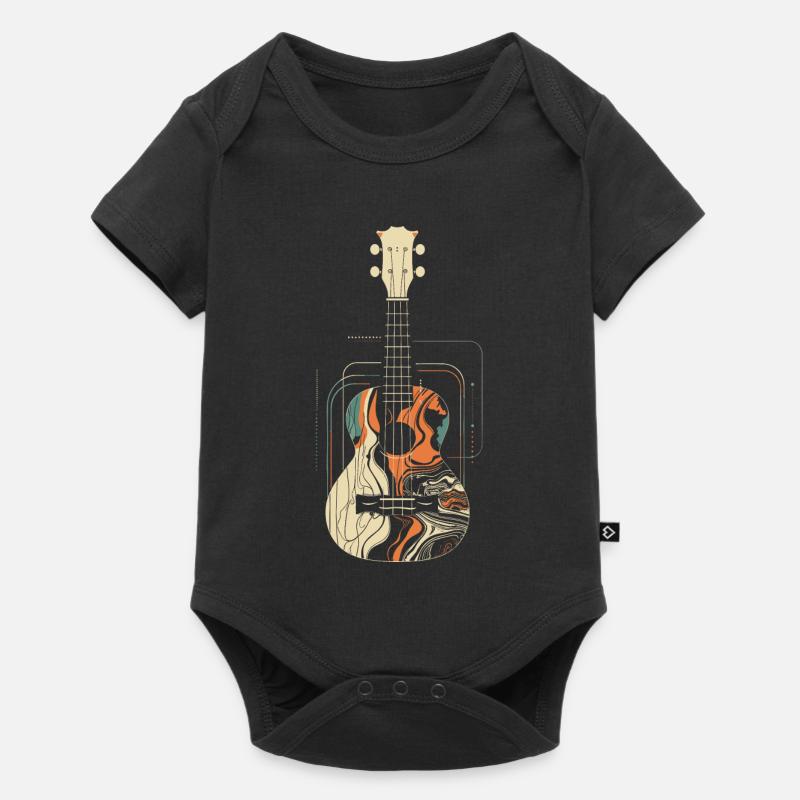 Graphiques Ukulele - Body à manches courtes Premium Bébé - noir