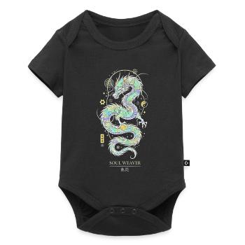 Soul Weaver Dragon Mystic Soul Spirit - Baby Premium short-sleeve bodysuit - black - Front