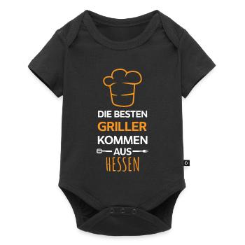 Les meilleurs barbecues viennent de Hessen Design - Body à manches courtes Premium Bébé - noir - Devant