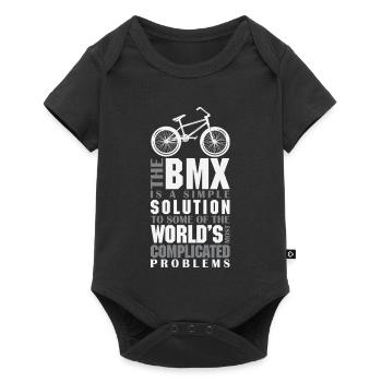 VTT VTT Vélo de Parole Descendance VTT - Body à manches courtes Premium Bébé - noir - Devant