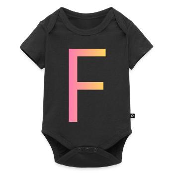 F - Baby Premium short-sleeve bodysuit - black - Front