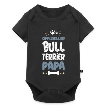 Père officiel du Bull Terrier - Body à manches courtes Premium Bébé - noir - Devant
