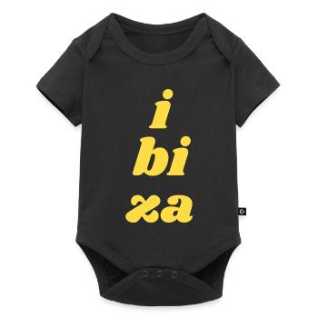 i bi za - Baby Premium short-sleeve bodysuit - black - Front