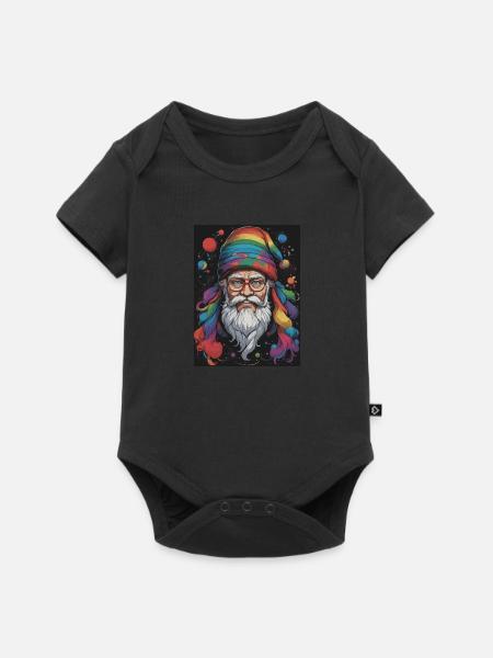 LGBTQ Santa Claus Love Knows No Boundaries - Baby Premium short-sleeve bodysuit - black