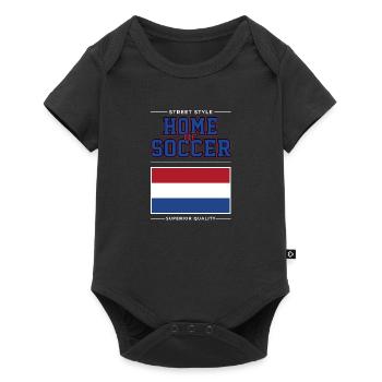 Le berceau du football - Body à manches courtes Premium Bébé - noir - Devant