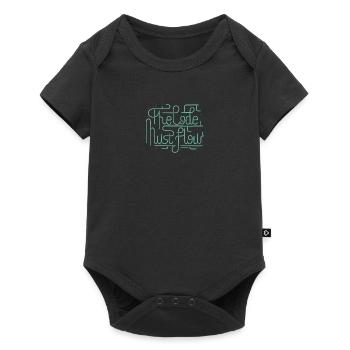 Programmiercodierer Entwicklercode muss fließen - Baby Premium Kurzarmbody - Schwarz - Vorne