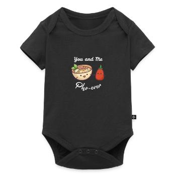 Funny Love, You and Me, Phoever, Cute Couples - Baby Premium short-sleeve bodysuit - black - Front