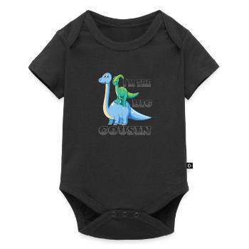 I'm the big cousin gift - Baby Premium short-sleeve bodysuit - black - Front