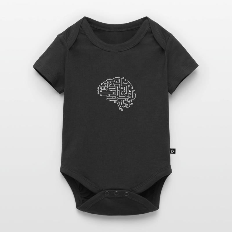 Machine Learning AI Data Science Heartbeat Data Baby Premium short-sleeve bodysuit