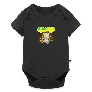 Momster Monster Mom Scary Halloween Mommy Costume - Baby Premium short-sleeve bodysuit - black - Front