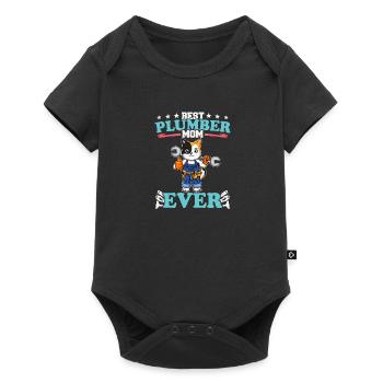 Meilleure maman plombier de tous les temps Artisanat de technicien en plomberie - Body à manches courtes Premium Bébé - noir - Devant