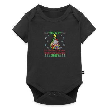 C'est mon pull de Noël il fait trop chaud pour moche - Body à manches courtes Premium Bébé - noir - Devant