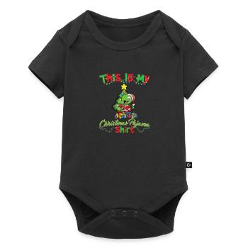 Ceci est ma chemise de pyjama de Noël pyjama pyjama - Body à manches courtes Premium Bébé - noir - Devant