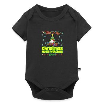 This Is My Christmas Movie Watching Shirt - Baby Premium short-sleeve bodysuit - black - Front