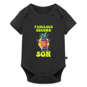 Fabulous Second Son Siblings Younger - Baby Premium short-sleeve bodysuit - black - Front