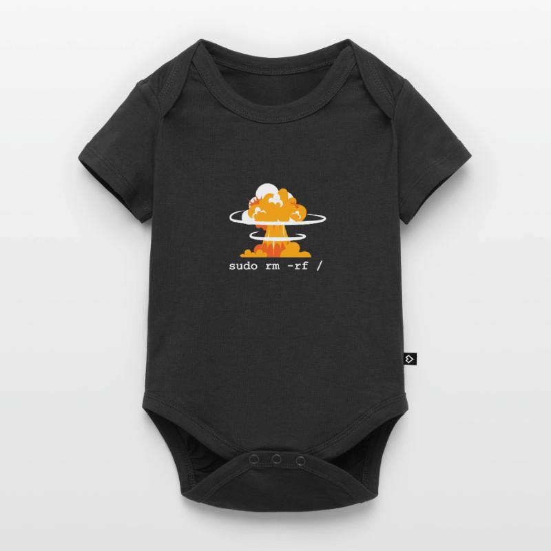 Linux Funny Linux Command Sudo RM RF pour Homme Body à manches courtes Premium Bébé