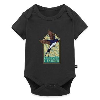 Hirondelle rustique Whisperer Autriche oiseau - Body à manches courtes Premium Bébé - noir - Devant