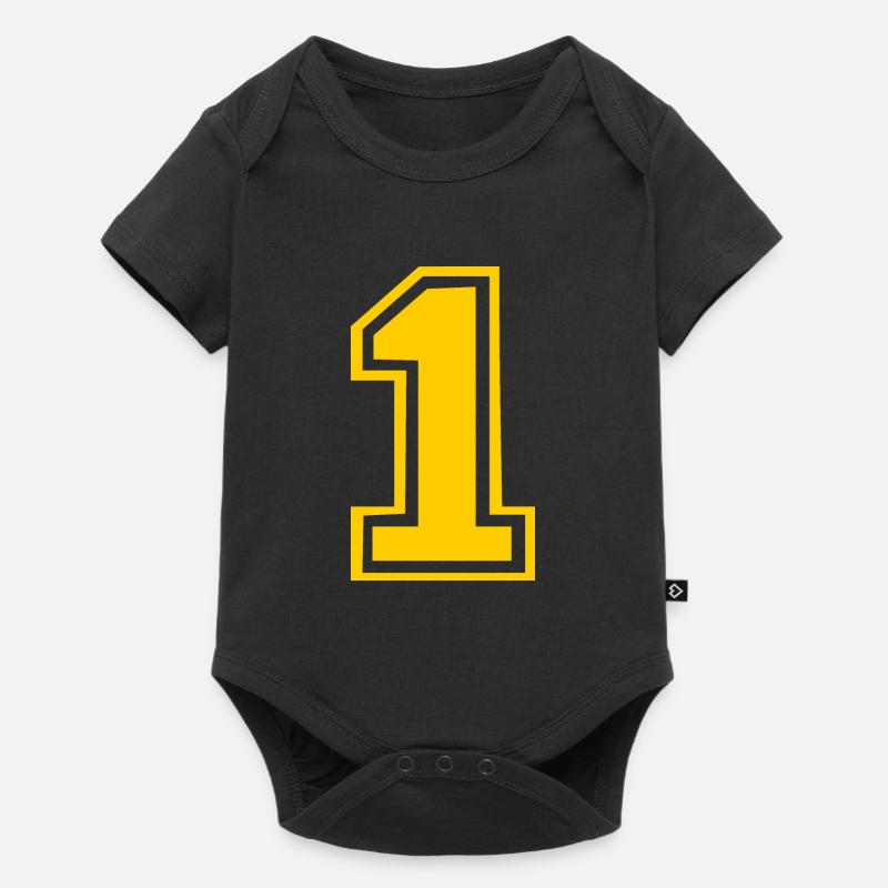 1 - Baby Premium Kurzarmbody - Schwarz