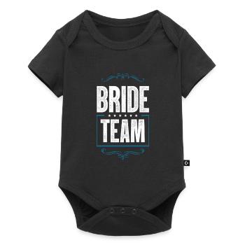 Bride Crew - Baby Premium Kurzarmbody - Schwarz - Vorne