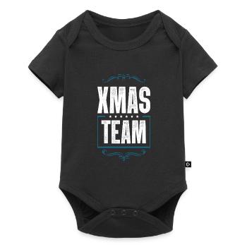 Xmas Team - Baby Premium short-sleeve bodysuit - black - Front