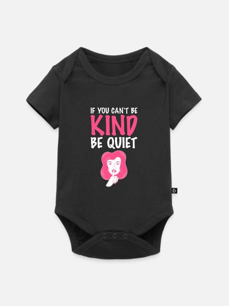 Mobbing - Baby Premium Kurzarmbody - Schwarz