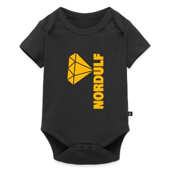 Nordulf en tant que noble - Body à manches courtes Premium Bébé - noir - Devant