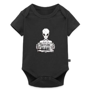 Bayside Miami Shadow Alien - Baby Premium Kurzarmbody - Schwarz - Vorne