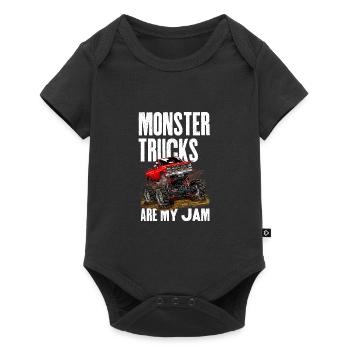 Truck Engines Truck Car Lovers Desperately - Baby Premium short-sleeve bodysuit - black - Front