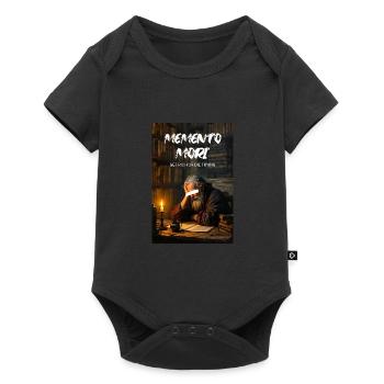 MEMENTO MORI GET RICH OR DIE TRYING NEOCLASSICAL - Baby Premium short-sleeve bodysuit - black - Front