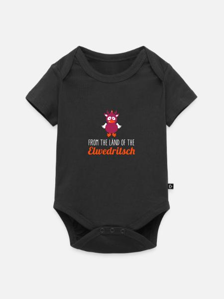 Elwedritsch - Pfalz - Dialekt - RLP pfälzisch - 3C - Baby Premium Kurzarmbody - Schwarz