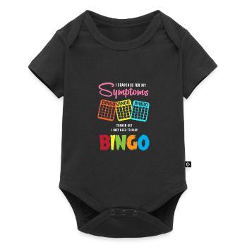 Bingo - Baby Premium short-sleeve bodysuit - black - Front