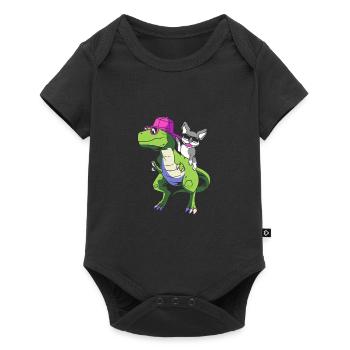 Boston Terrier - Body à manches courtes Premium Bébé - noir - Devant