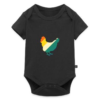 Poules Poule - Body à manches courtes Premium Bébé - noir - Devant