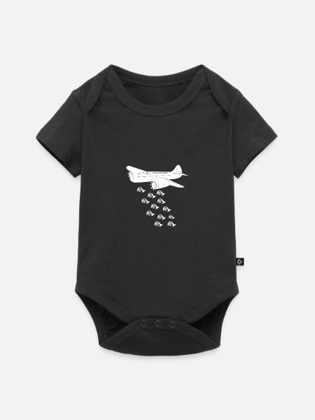 Hornist Waldhorn - Baby Premium Kurzarmbody - Schwarz
