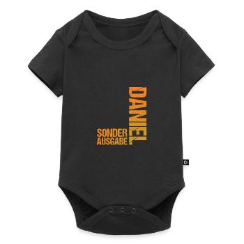 Daniel - Baby Premium short-sleeve bodysuit - black - Front