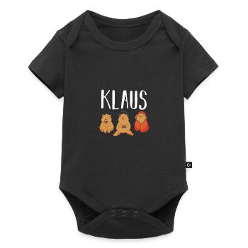 Gamer Zocker Zocken Gaming Klaus - Body à manches courtes Premium Bébé - noir - Devant