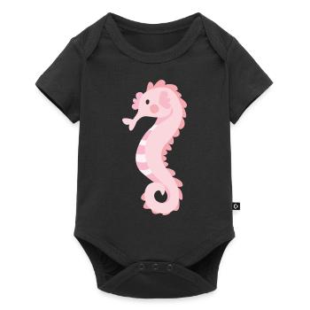 Seahorse - Baby Premium short-sleeve bodysuit - black - Front