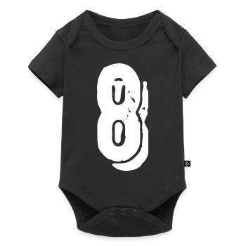 Maillot à 8 chiffres - Body à manches courtes Premium Bébé - noir - Devant