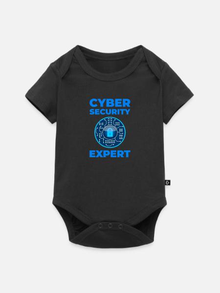 Cyber security - Baby Premium short-sleeve bodysuit - black