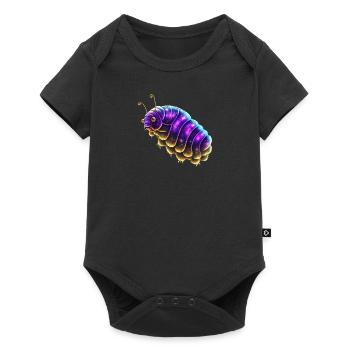 Tardigrades, Space, Tardigrade Cosmos Distressed - Baby Premium short-sleeve bodysuit - black - Front