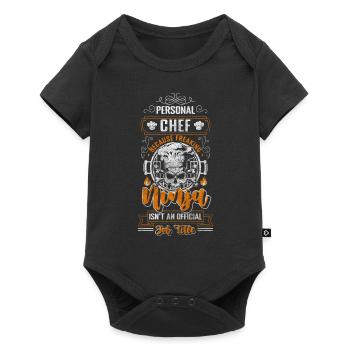 Cooking Chef Cooking Pot - Baby Premium short-sleeve bodysuit - black - Front