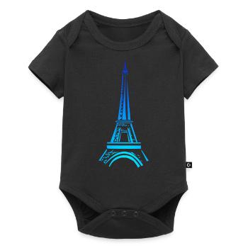 paname2 - Baby Premium Kurzarmbody - Schwarz - Vorne