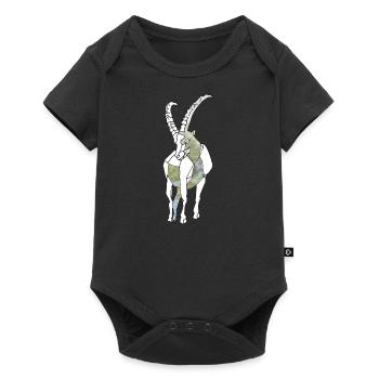 Polygon Capricorn - Body à manches courtes Premium Bébé - noir - Devant